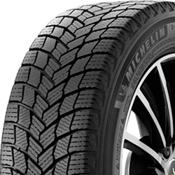 Michelin X tires on a black alloy wheel for trucks and SUVs.
