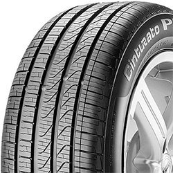 Close-up of Pirelli Cinturato P7 A/S BSW tire tread pattern.