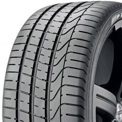 High-performance tire with advanced tread design for optimal grip and durability.