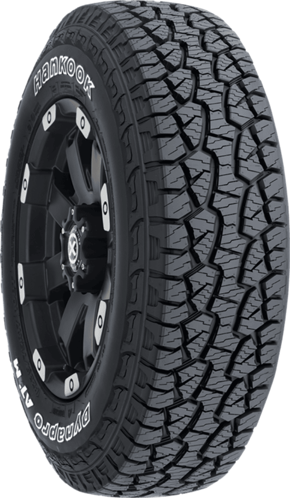 Hankook RF10 P265/65R17 all-weather tire with rugged tread pattern.