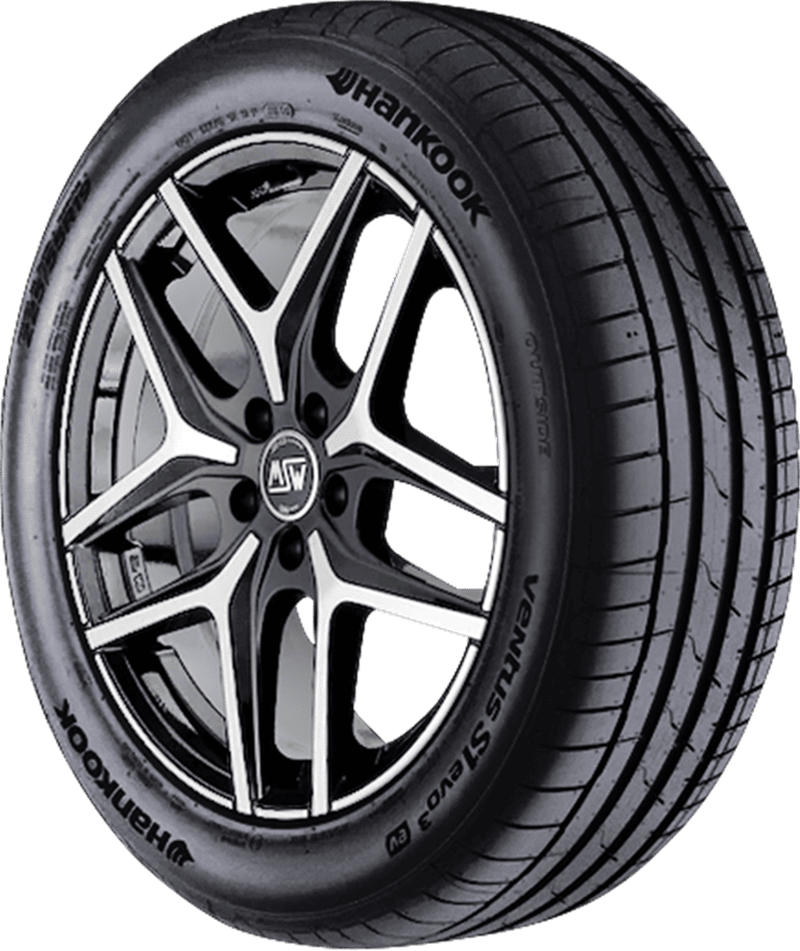 Hankook tire with alloy wheel, summer tire for cars, Migo Tire Corp.