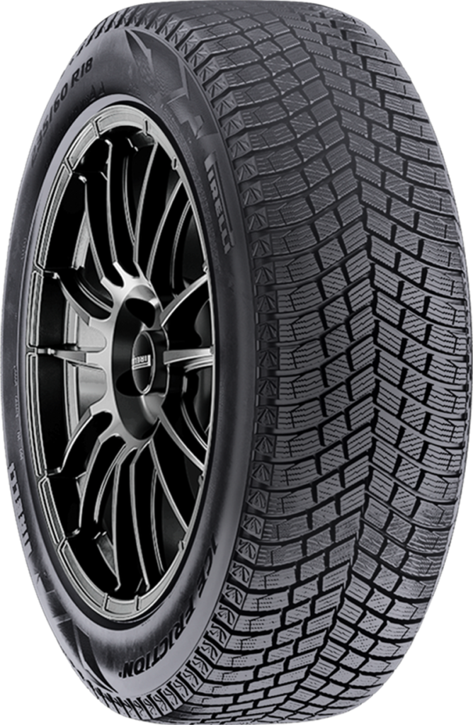 Migo Tire Corp. winter tire with aggressive tread pattern for snow and ice.