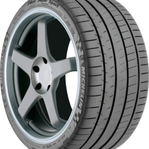 Michelin Pilot Super Sport ZP tire on alloy wheel for summer driving.