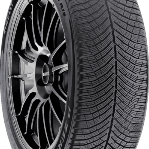Pirelli P Zero Winter2 tire with black alloy wheel for winter driving.