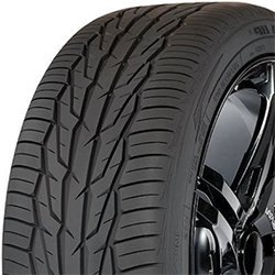 Toyo Extensa HP II BL all-season tire with black alloy wheel.