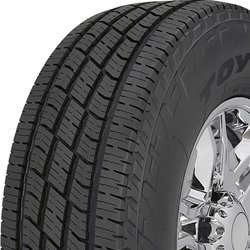 Toyo Open Country H/T II all-season tire on a vehicle.