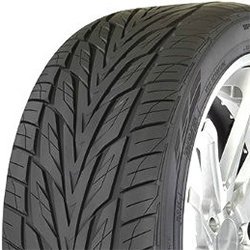 High-performance tire with advanced tread pattern for superior grip and durability.