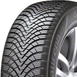 All-season tire with detailed tread pattern for optimal traction and durability.