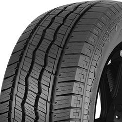 Close-up of a Migo Tire showing detailed tread pattern for durability and traction.