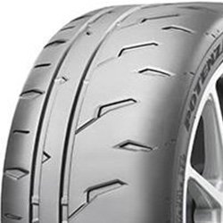 High-performance racing tire with advanced tread design for superior grip.