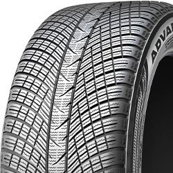Yokohama ADVAN Winter V907A tire with detailed tread pattern.