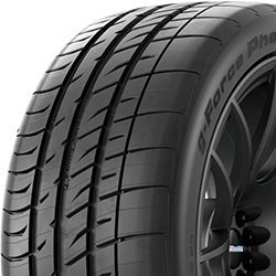 High-performance tire with advanced tread design for optimal grip and durability.
