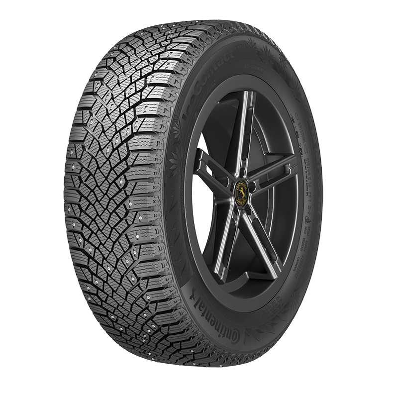 All-terrain tire with black alloy wheel for off-road vehicles.