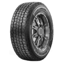 All-terrain tire with rugged tread pattern for off-road performance.