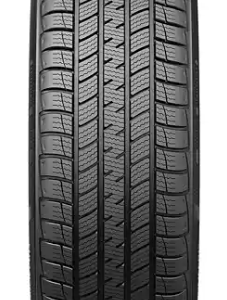 Close-up of a Bridgestone UltraWeather P205/50R17 XL tire with detailed tread pattern.
