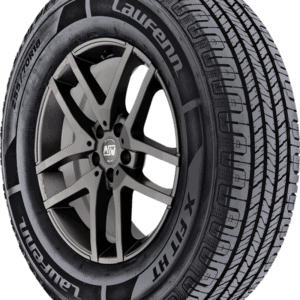 Laufenn X Fit HT P235/65R17 all-season tire on alloy wheel.