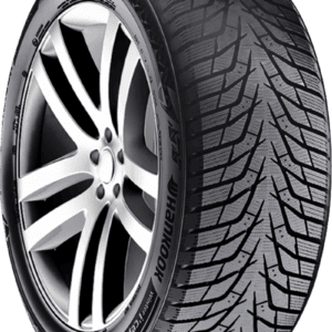Hankook Winter i*cept iZ3 SUV tire on alloy wheel for winter driving.