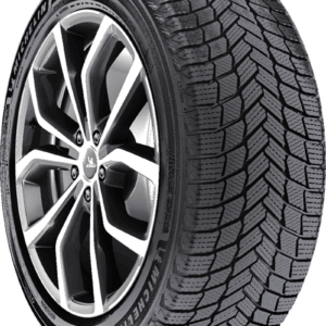 All-season tire with stylish alloy wheel for winter driving.