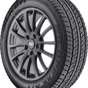 All-season tire with alloy wheel for trucks and SUVs by Migo Tire Corp.
