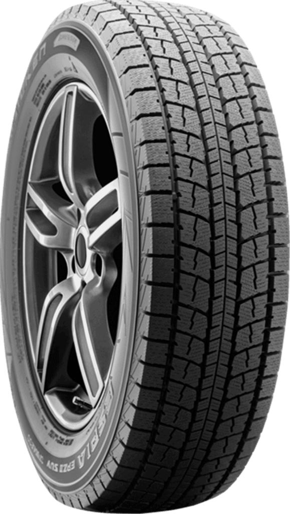 All-season tire with detailed tread pattern for trucks and SUVs.