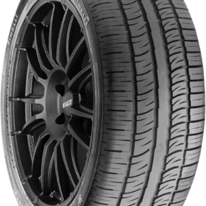 High-performance Migo Tire with sleek black alloy wheel design.