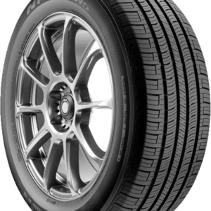 Nexen Npriz AH5 P225/60R18 100 H all-season tire on alloy wheel.