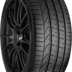 Pirelli P Zero summer tire with black alloy wheel for high-performance vehicles.