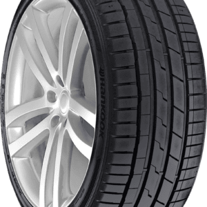 Hankook K127 summer tire mounted on a silver alloy wheel.