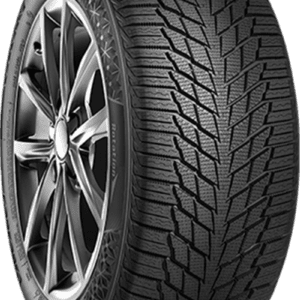 All-season tire with detailed tread pattern for optimal traction and durability.