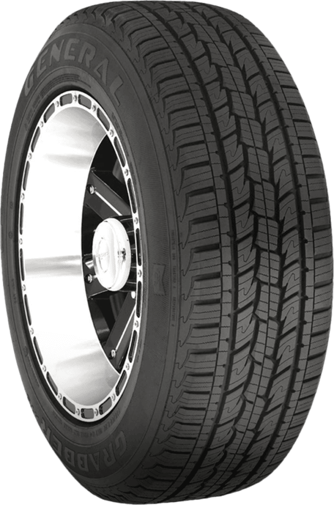 All-season tire with detailed tread pattern for versatile driving conditions.