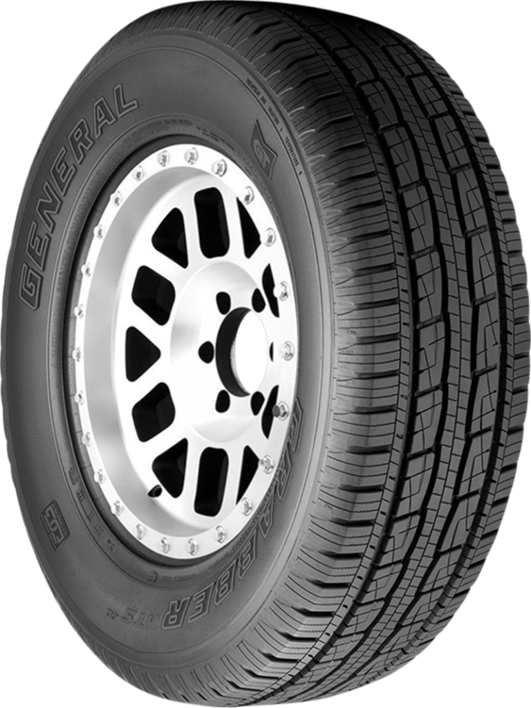 All-season tire with a durable tread pattern for reliable performance.