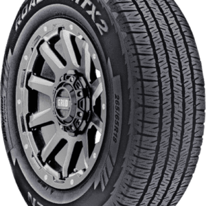 Nexen Roadian HTX 2 P245/75R17 all-weather tire on alloy wheel.