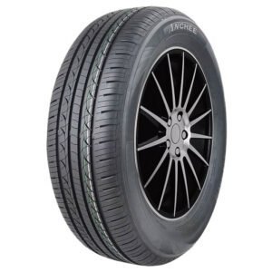 High-performance Michelin tire with sleek black alloy wheel for cars.