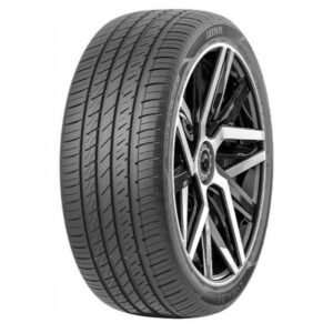 High-performance car tire with stylish alloy wheel design for Migo Tire Corp.