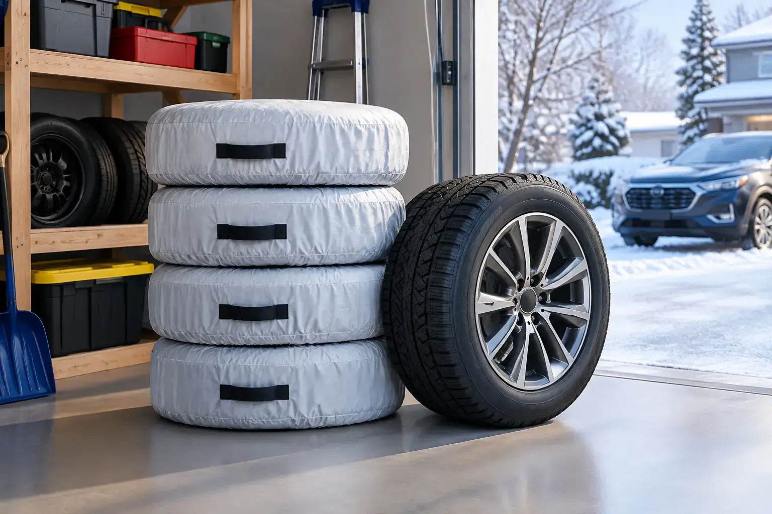 How to Store Seasonal Tires Safely at Home