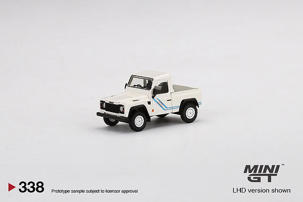1:64 Land Rover Defender 90 Pickup White