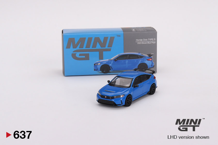 1:64 Honda Civic TYPE R Boost Blue Pearl - obrazek 2