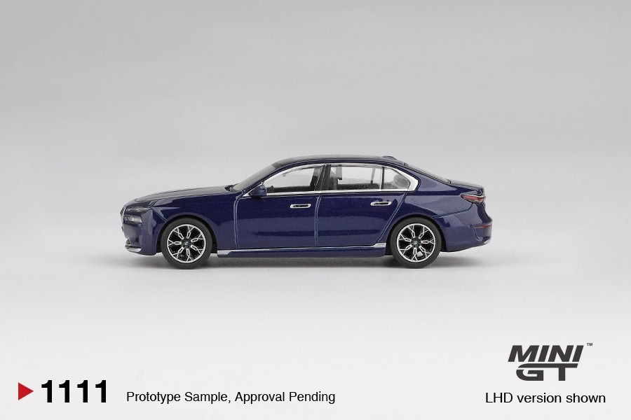 1:64 BMW I7 XDRIVE60 TANZANITE BLUE METALLIC - obrazek 3