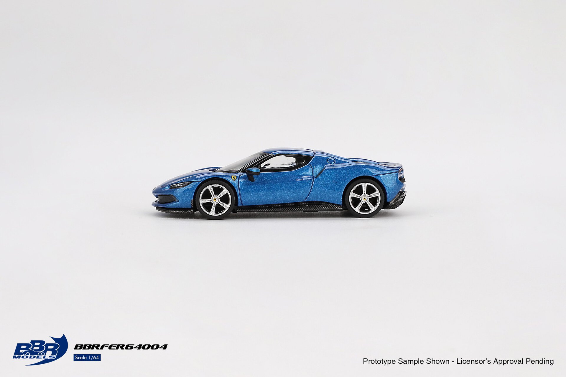 1:64 Ferrari 296 GTB Blu Corsa - obrazek 3