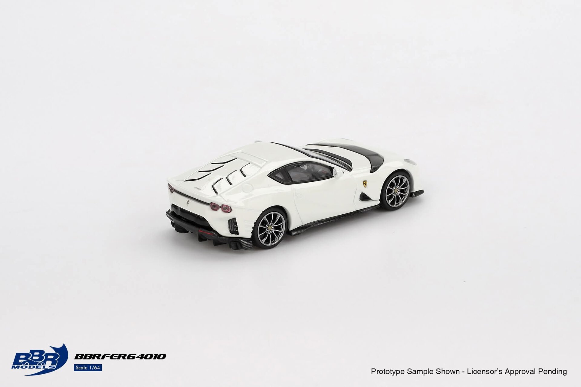 1:64 Ferrari 812 Competizone Bianco Avus - obrazek 2