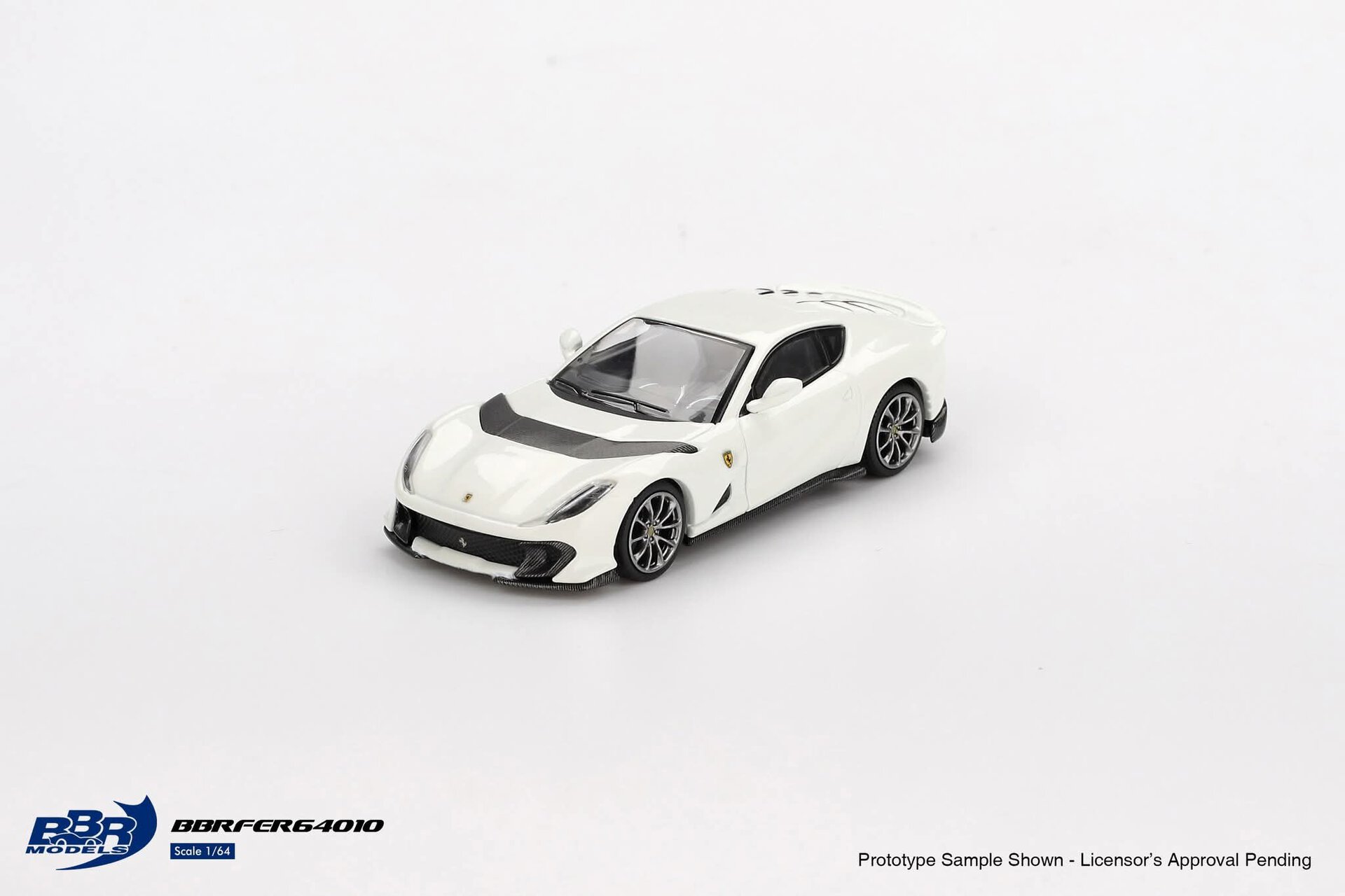 1:64 Ferrari 812 Competizone Bianco Avus