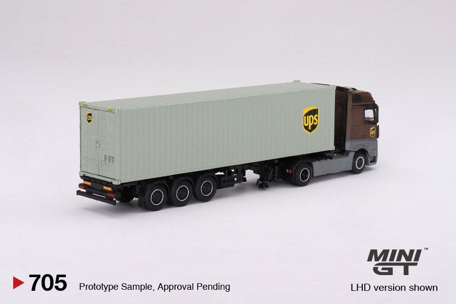 1:64 Mercedes-Benz Actros w/ 40 Ft Container “ UPS Europe” - obrazek 3