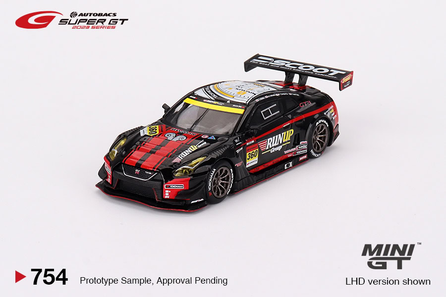 1:64 Nissan GT-R NISMO GT3 #360 “RUNUP RIVAUX GT-R” TOMEI SPORTSE 2023 SUPER GT SERIES