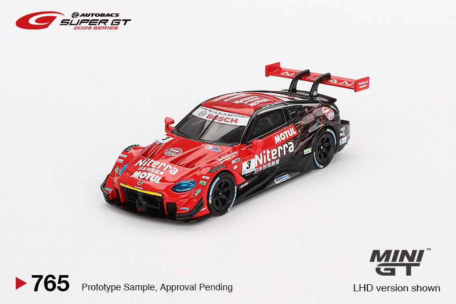 1:64 Nissan Z GT500 #3 “Niterra MOTUL Z” NDDP RACING 2023 SUPER GT SERIES