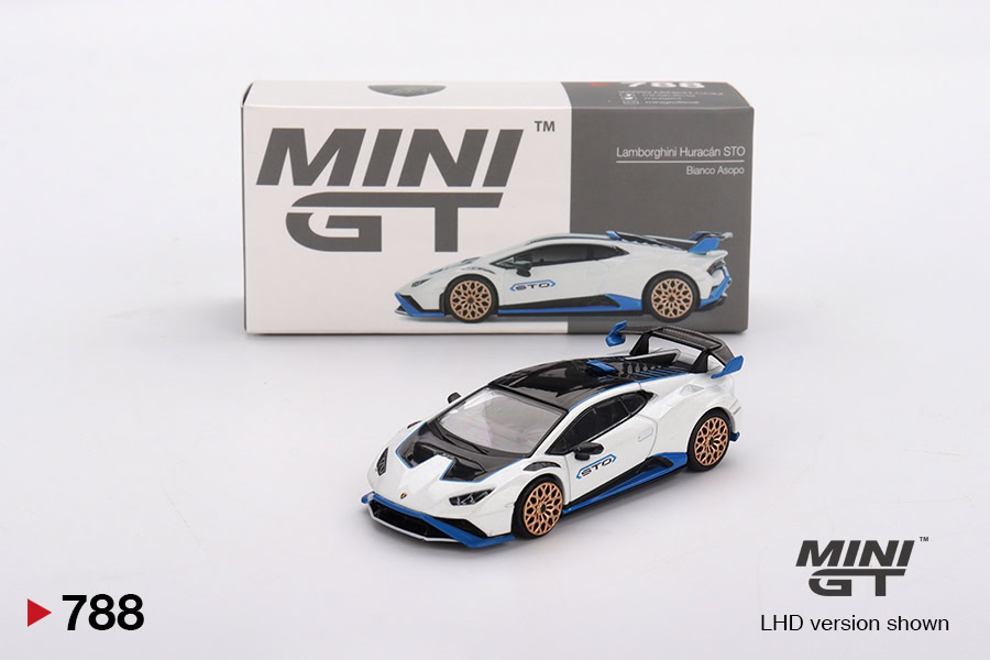 1:64 Lamborghini Huracan STO Bianco Asopo - obrazek 2