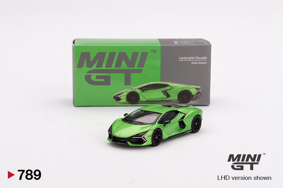1:64 Lamborghini Revuelto Verde Selvans - obrazek 2