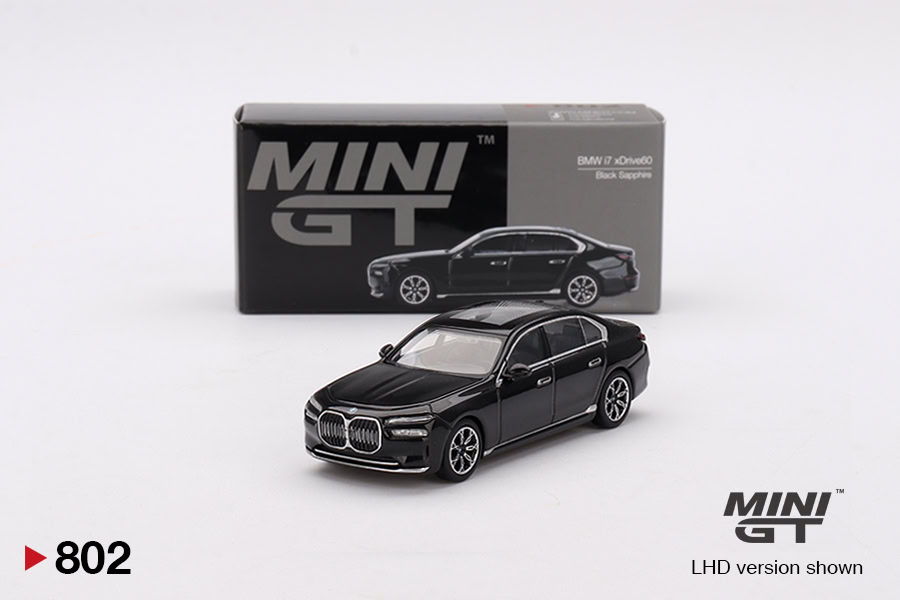 1:64 BMW i7 xDrive60 Black Sapphire - obrazek 2