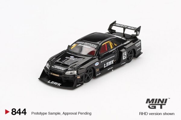 1:64 Nissan LB-ER34 Super Silhouette SKYLINE Black