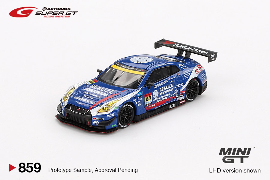 1:64 NISSAN GT-R NISMO GT3 #56 SUPER GT SERIES 2023 “REALIZE NISSAN MECHANIC CHELLANGE GT-R” KONDO RACING
