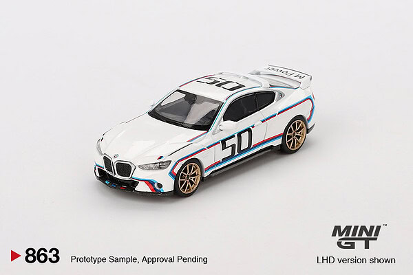 1:64 BMW 3.0 CSL White